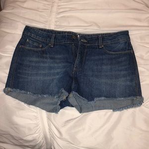 Denim shorts